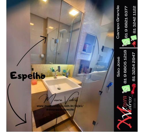 Espelho para lavabo