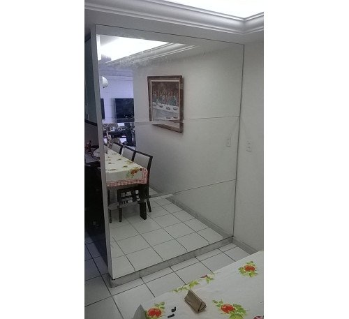 ESPELHO TRIPLO BISOTADO COLADO  ( APARTAMENTO SALA )