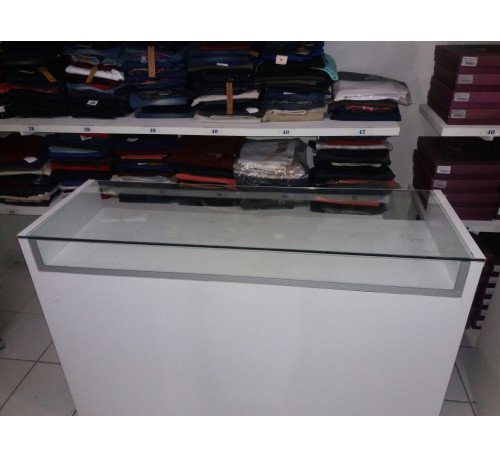 VIDRO FIXO PARA EXPOSITOR DE PRODUTOS