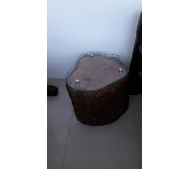 VIDRO SOB MEDIDA PARA TRONCO DE MADEIRA ( APARADOR , MÓVEL )