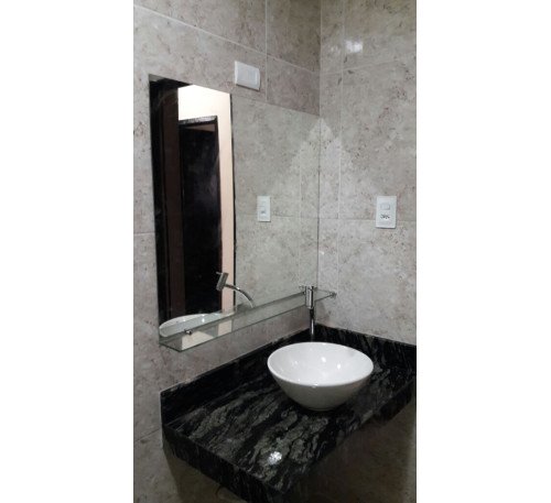 espelho vivix para banheiro - wc com prateleira