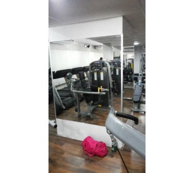 Coluna Espelhada Colado C/ Fixa Espelho+Cantoneira De Alumínio 2014-17