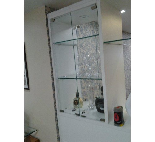 Porta De Vidro + Prateleiras Para Móvel (PORTA Copos E Bebidas)
