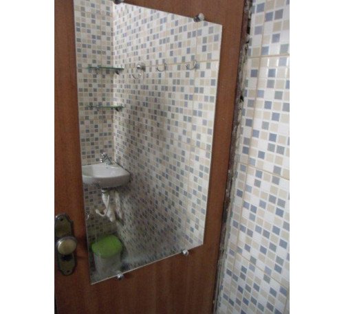 Espelho Para Porta De Banheiro Com Botão Francês