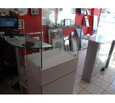 Vidro Em ''U'' P/ Caixa Colado Em Cola Uv