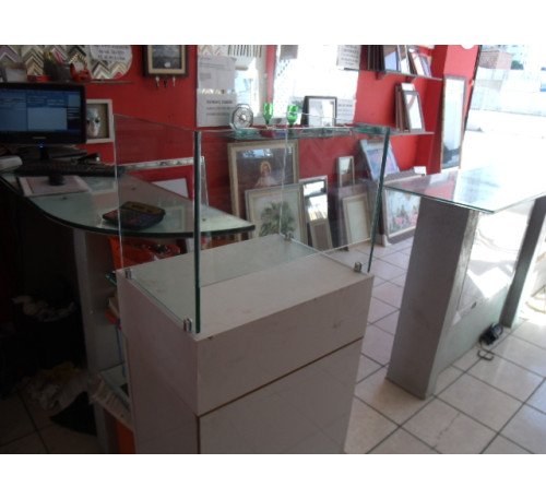 Vidro Em ''U'' P/ Caixa Colado Em Cola Uv