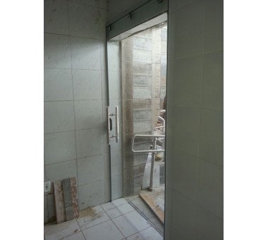 Porta De Correr Duas Folhas Para O Centro (Portas Laterais Correndo Para O Centro)