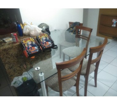 Mesa De Vidro Projetada Instalada Com Prolongadores E Tucano 2016.7