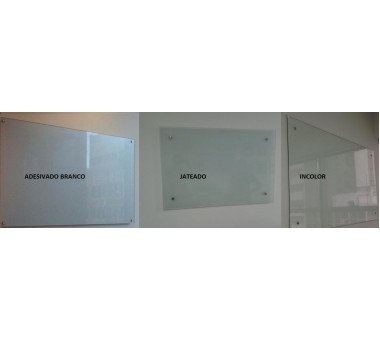 Lousa Quadro De Anotações Adesivo X Jateado X Incolor Ou Transparente