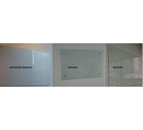Lousa Quadro De Anotações Adesivo X Jateado X Incolor Ou Transparente